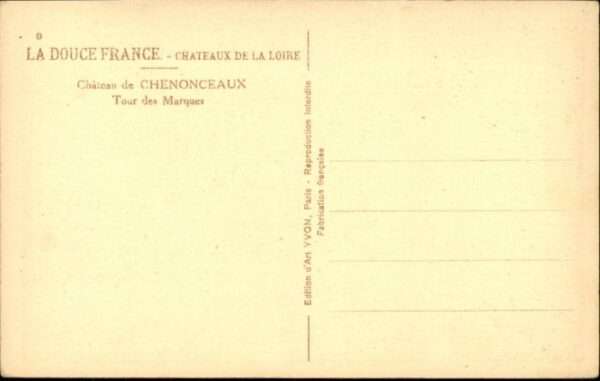 Chenonceaux Chateau Tour Marques – Bild 2