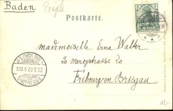 Mulhouse Muehlhausen Mulhouse Poste Reliefkarte – Bild 2