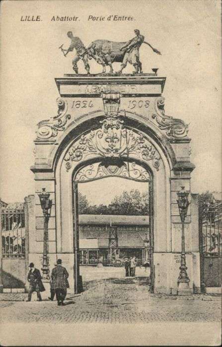 Lille Nord Lille Abattoir Porte Entree