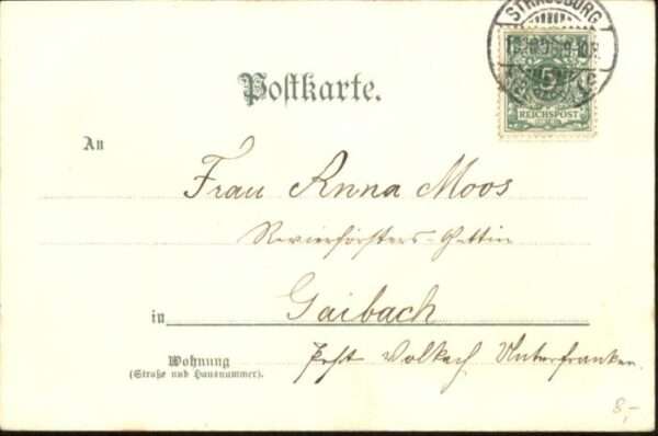 Strasbourg Alsace Strassburg  Tracht Münster Künstler C. – Bild 2