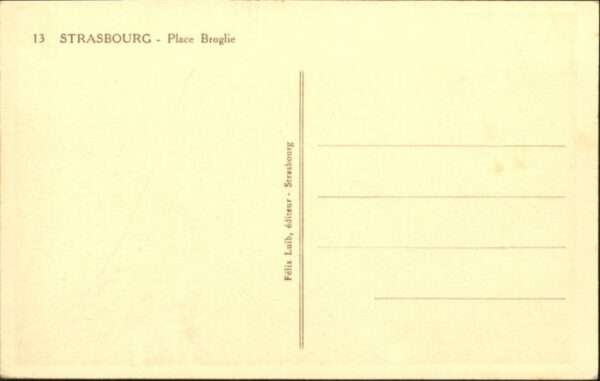 Strasbourg Alsace Strasbourg Place Broglie Strassenbahn – Bild 2