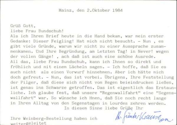 Lourdes Hautes Pyrenees Lourdes [handschriftlich] Prozession – Bild 2