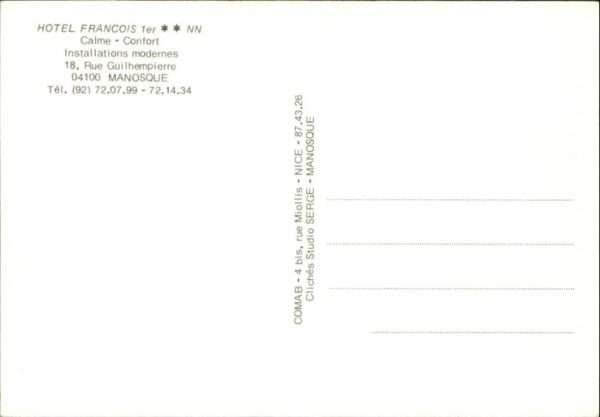 Manosque Hotel Francois – Bild 2
