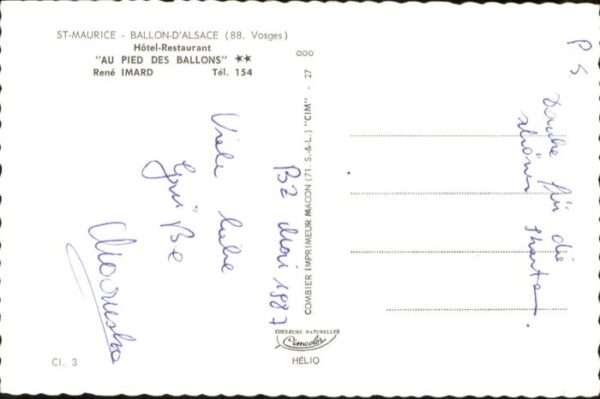 Saint-Maurice-sur-Moselle Hotel Restaurant Au Pied des Ballons – Bild 2