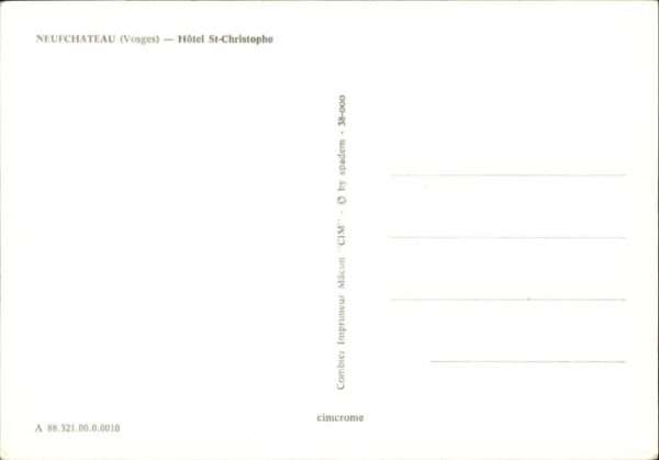 Neufchateau Vosges Hotel St. Christophe – Bild 2