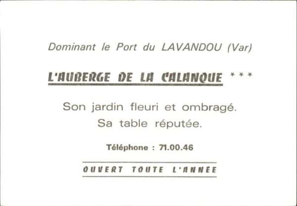 Le Lavandou Auberge de la Calanque – Bild 2