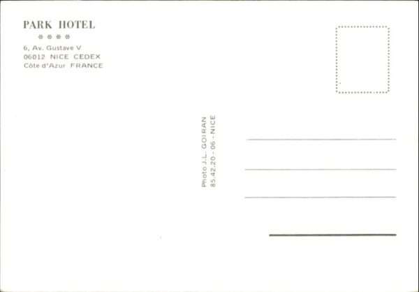Nice Alpes Maritimes Nice Park Hotel – Bild 2