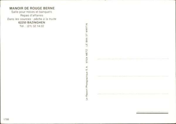 Bazinghen Manoir de Rouge Berne – Bild 2