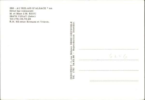 Vinay Restaurant Hotel Au Relais d_Alsace – Bild 2