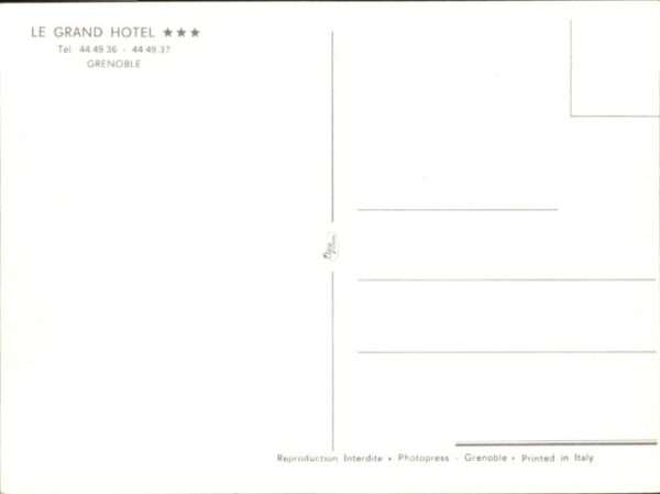 Grenoble Le Grand Hotel – Bild 2