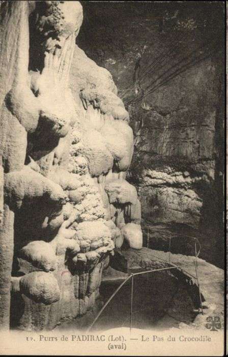 Padirac Höhle Grotte Pas Crocodile