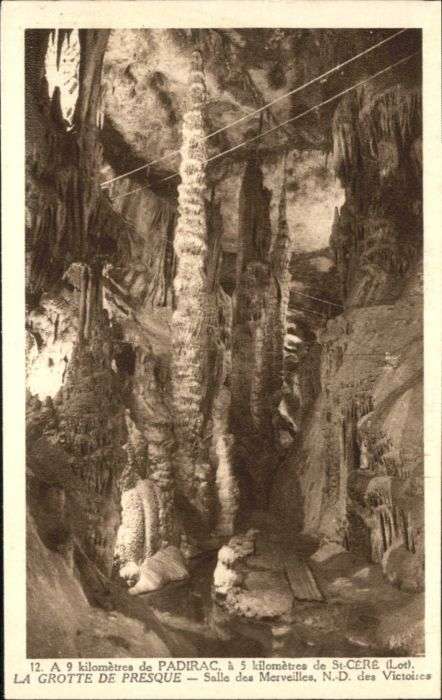 Padirac Höhle Grotte Salle Merveilles
