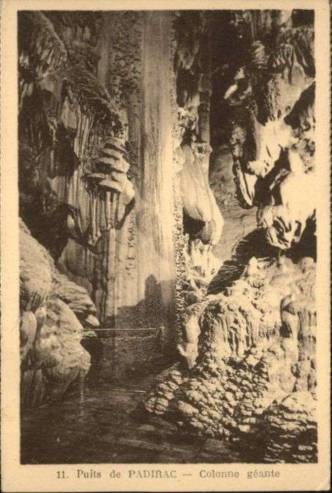 Padirac Höhle Grotte Colonne geante