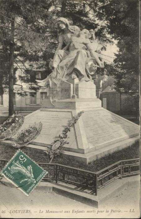 Louviers Monument Enfants Morts Patrie