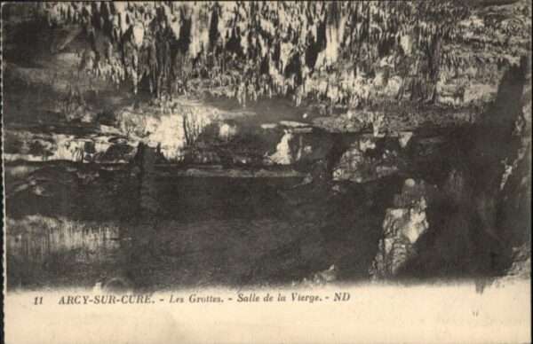 Arcy-sur-Cure Yonne Höhle Grotte Salle Vierge