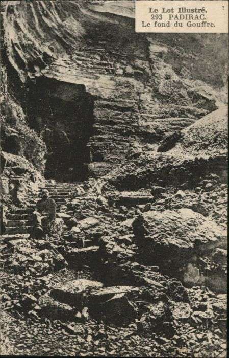 Padirac Höhle Grotte Fond Gouffre