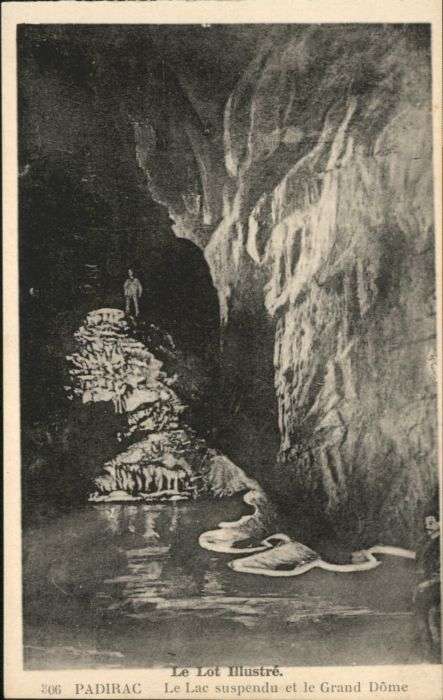 Padirac Höhle Grotte Lac Suspendu Grand Dome