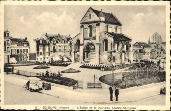 Soissons Eglise Square St. Pierre
