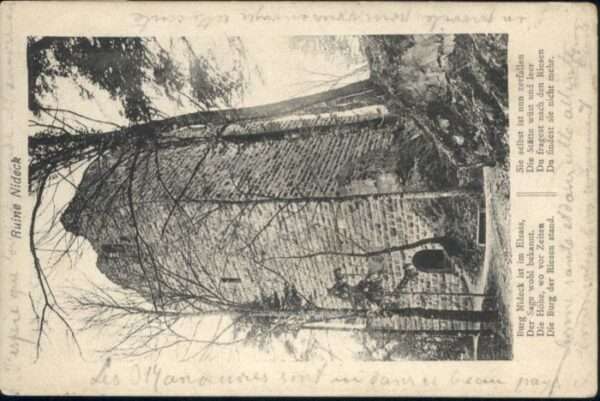 Oberhaslach Bas Rhin Elsass Oberhaslach Ruine Nideck Vers