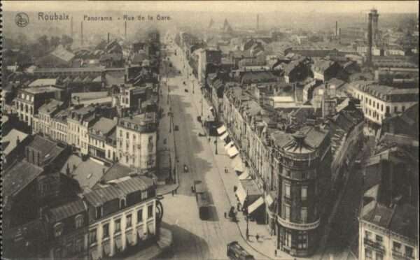 Roubaix Rue Gare Strassenbahn