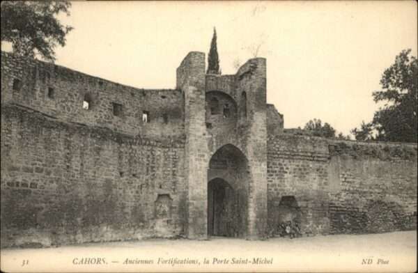 Cahors Anciennes Fortification Porte Saint-Mic