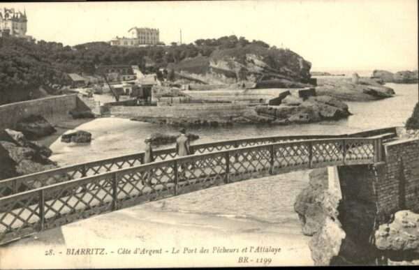 Biarritz Pyrenees Atlantiques Biarritz Port Pecheurs Attalaye