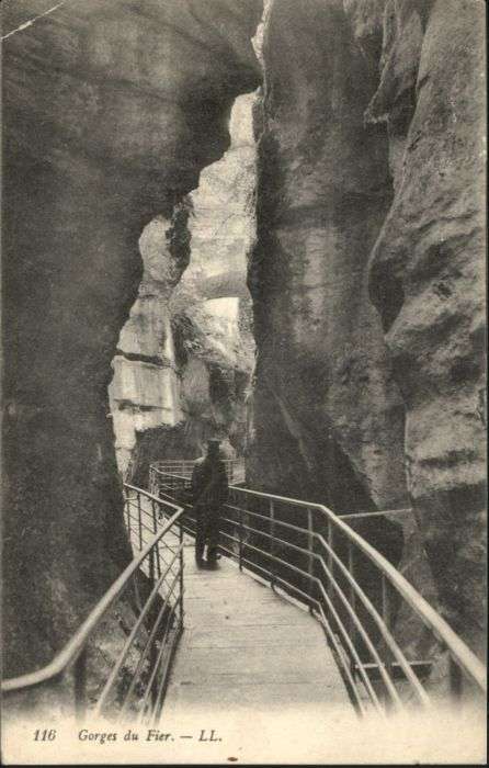 Chavanod Gorges Fier Schlucht Grotte Höhle