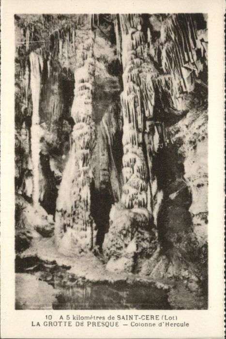Saint-Cere Höhle Grotte Cascade Figee