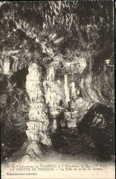 Padirac Höhle Grotte Presque