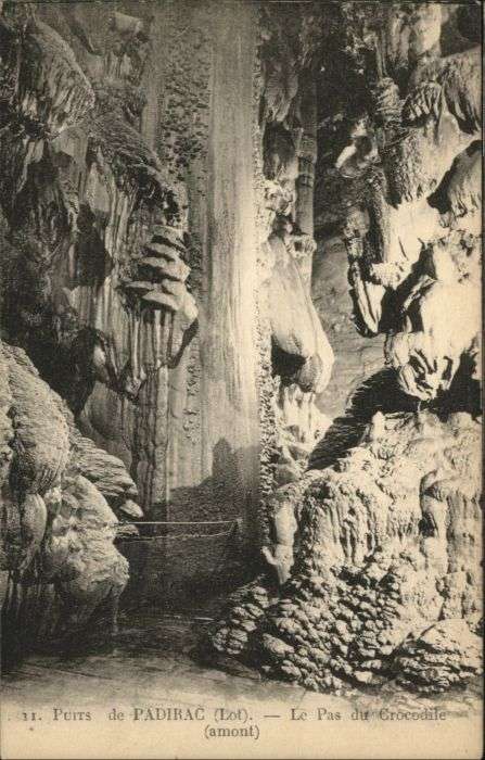 Padirac Höhle Grotte Pas Crocodile