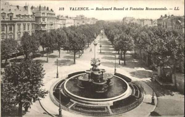 Valence 26 Valence Boulevard Bancel Fontaine Monum