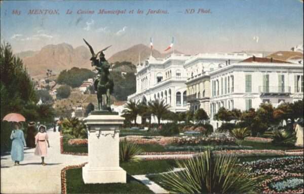Menton Alpes Maritimes Menton Casino Municipal Jardin