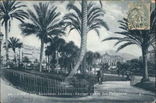 Nice Alpes Maritimes Nice Nouveaux Jardin Casino Palmiers
