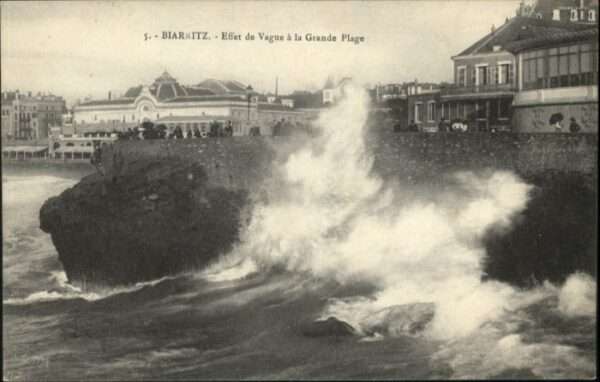 Biarritz Pyrenees Atlantiques Biarritz Vague Grande Plage