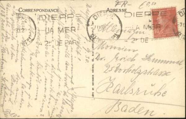Dieppe 76 Dieppe Depart Angleterre Dampfer – Bild 2