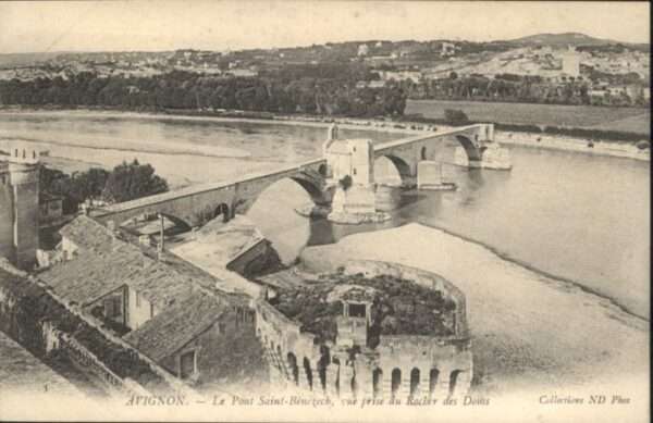 Avignon Vaucluse Avignon Pont Saint-Benezech Rocher Dom