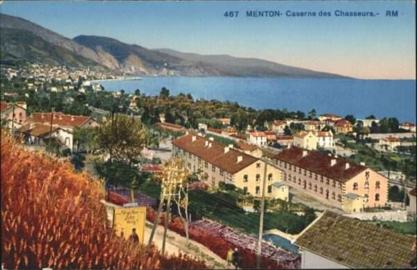 Menton Alpes Maritimes Menton Caserne Chasseurs