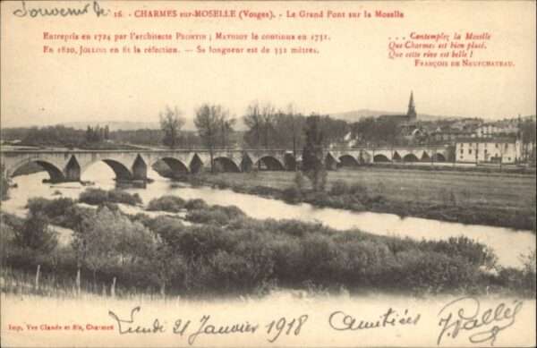 Charmes d Epinal Grand Pont Moselle