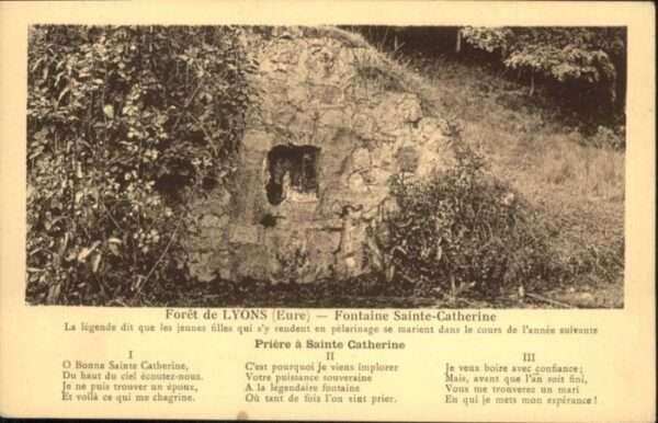 Lyons-la-Foret Sainte-Catherine Foret Lyons Fontaine
