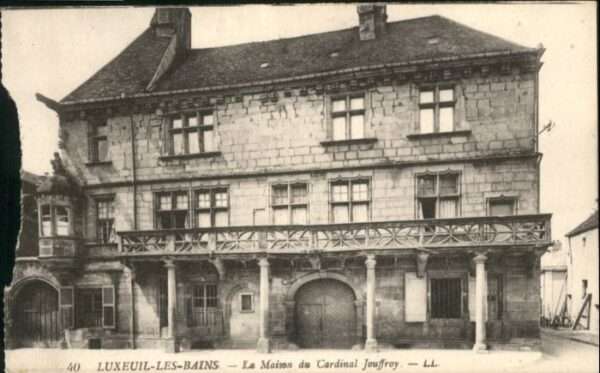 Luxeuil-les-Bains Maison Cardinal Jouffroy