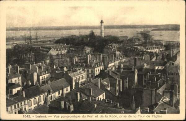 Lorient Port Rade Tour Eglise
