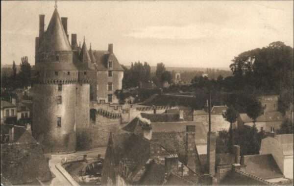Langeais Chateau Jardin Pont Suspendu
