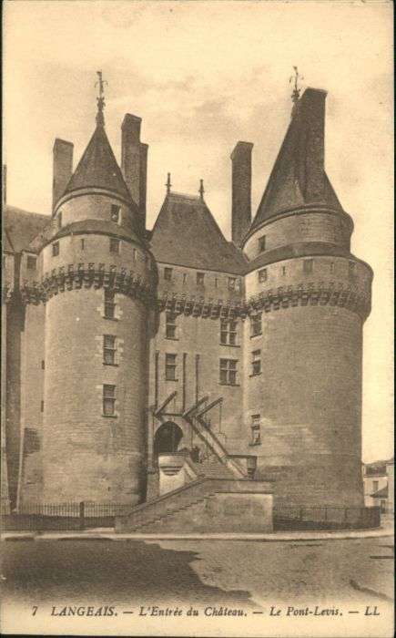 Langeais Chateau Pont Levis