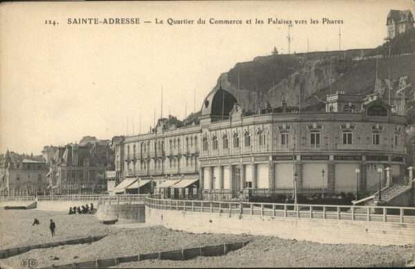 Sainte-Adresse Quartier Commerce Falaises Phares Leuch