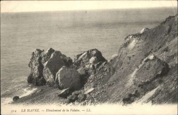 Le Havre Eboulement Falaise