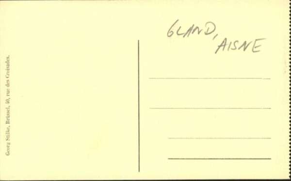 Gland [handschriftlich] Oise Steinerne Brücke – Bild 2
