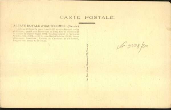 Saint-Pierre-de-Curtille Abbaye Hautecombe Portail Chapelle – Bild 2