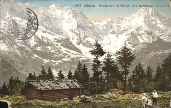 Muerren BE Mürren Grosshorn Breithorn