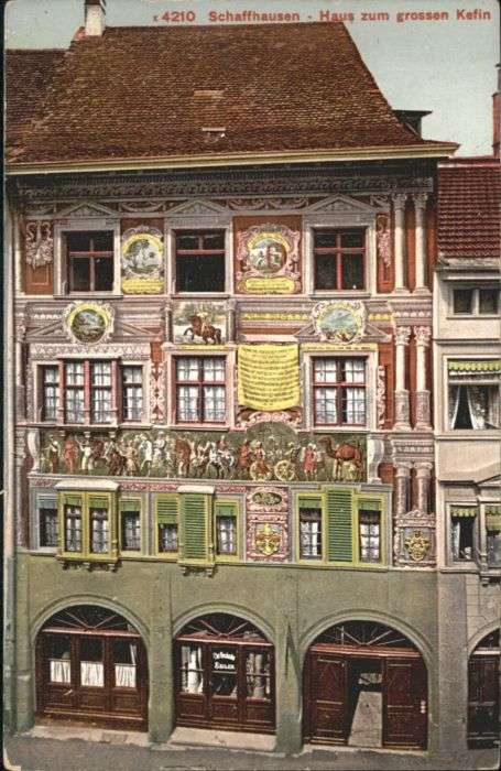 Schaffhausen SH Schaffhausen Haus zum grossen Kerfin