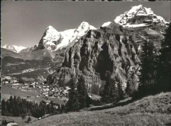 Muerren BE Mürren Eiger Mönch Jungfrau Sulegg *